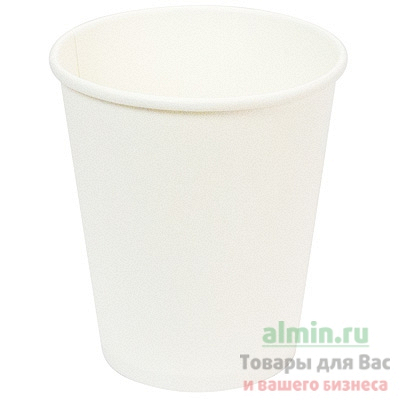 Купить стакан бумажный 200мл d70 мм 1-сл для горячих напитков белый smg 1/46/2070, 46 шт./упак в Москве