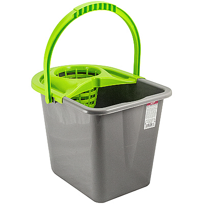 Ведро с отжимом 14л овальное ПЛАСТИК ЦВЕТ В АССОРТИМЕНТЕ YORK Купить ведро с отжимом 14л овальное пластик цвет в ассортименте york в Москве