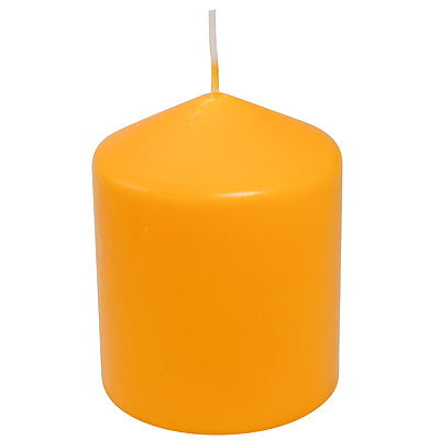 Купить свеча столбик н100хd80 мм желтая papstar 1/6, 1 шт. (артикул производителя 13898) в Москве