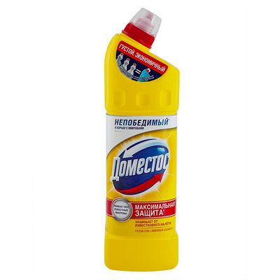 Средство чистящее для сантехники (WC) 1 л ЛИМОН "ДОМЕСТОС" Купить средство чистящее для сантехники (wc) 1 л лимон "доместос" в Москве