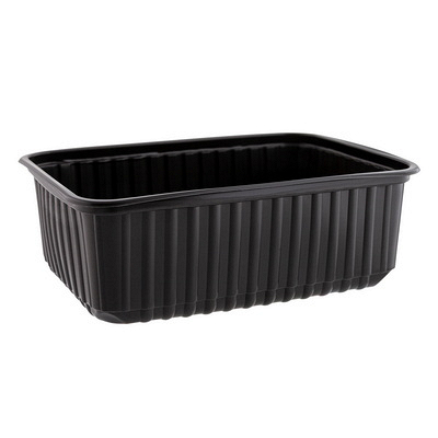 Контейнер 179х132 мм 1000 мл без крышки прямоугольный ЧЕРНЫЙ PP без крышки "DP" Купить контейнер 179х132 мм 1000 мл без крышки прямоугольный черный pp без крышки "dp" в Москве