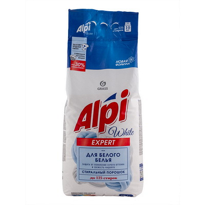 Порошок стиральный автомат 10 кг EXPERT WHITE для белого белья "ALPI" Купить порошок стиральный автомат 10 кг expert white для белого белья "alpi" в Москве