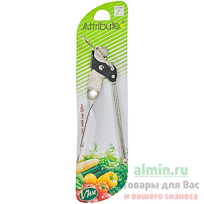 Купить нож консервный с крутящим механизмом viva (арт.agc071) хромированный attribute 1/12 в Москве