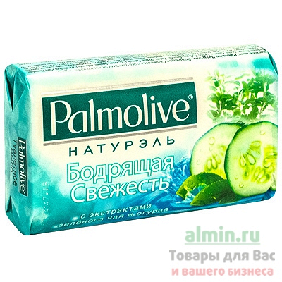 Купить мыло туалетное 90г 1 шт/уп palmolive натурэль зеленый чай+огурец colgate-palmolive 1/6/72 в Москве