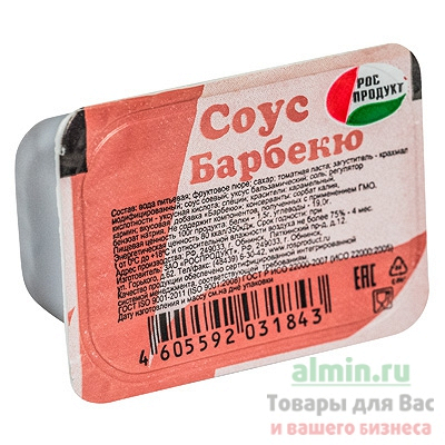 Соус порционный 20г БАРБЕКЮ дип-топ РП 1/60/360, 60 шт./упак Купить соус порционный 20г барбекю дип-топ рп 1/60/360, 60 шт./упак в Москве