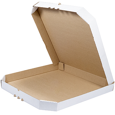 Коробка для пиццы 420х420х45 мм 10 шт/уп квадратная БЕЛАЯ КАРТОННАЯ "NN" 1/1, 1 шт./упак