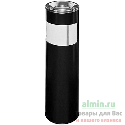 Купить урна-пепельница н602хd150 мм с хромированной пепельницей металл черная tn 1/1 в Москве
