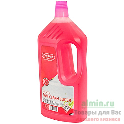 Купить средство чистящее для сантехники (wc) 2л для генеральной уборки концентрат sani clean super belgium 1/6 в Москве