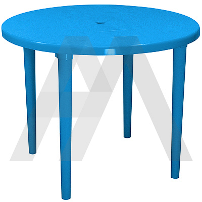 Купить стол н710хd900 мм гамма круглый пластиковый синий диапазон 1/1 в Москве