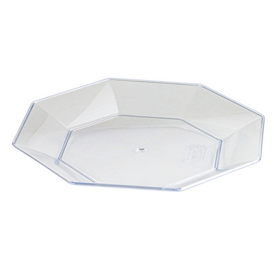 Купить тарелка мелкая d190 мм brilliant многогранная прозрачная пластиковая "koosha" 1/6, 6 шт./упак в Москве