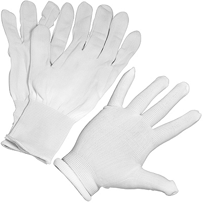 Купить перчатки рабочие нейлоновые белые в Москве