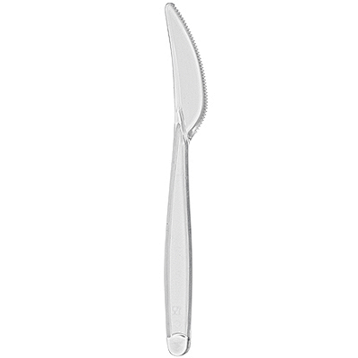 Купить нож столовый н180 мм ps прозрачный papstar (артикул производителя 16458), 20 шт./упак в Москве
