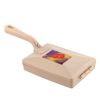 Купить щетка для удаления шерсти, ниток, волос, с ковров и мебели механическая с рукояткой бежевая пластиковая "almin" в Москве