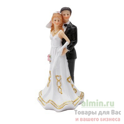 Купить фигурка для торта н130 мм жених и невеста modecor 1/4 в Москве