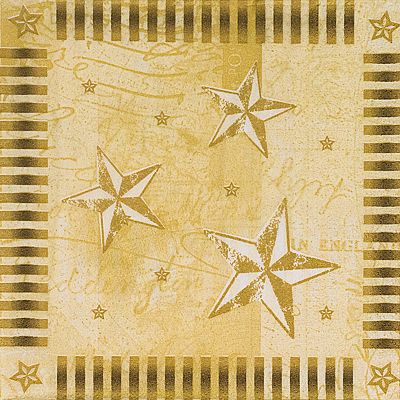 Купить салфетка бумажная 3-сл 33х33 см 100 шт звёзды победы кремовый "papstar" (артикул производителя 86041) в Москве