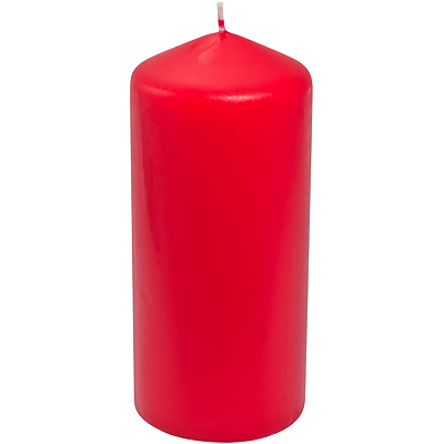 Купить свеча столбик н130хd60 мм красная papstar 1/10 (артикул производителя 13581) в Москве