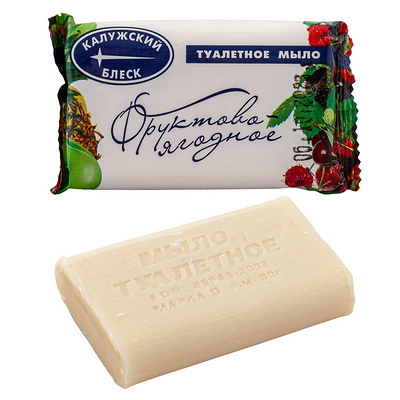 Мыло туалетное 90 г 1 шт КАЛУЖСКИЙ БЛЕСК ФРУКТОВО-ЯГОДНОЕ "ГАРАНТ" Купить мыло туалетное 90 г 1 шт калужский блеск фруктово-ягодное "гарант" в Москве