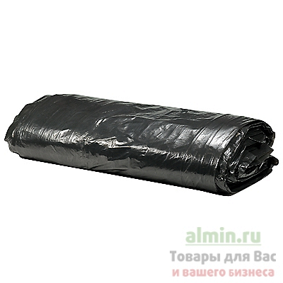 Купить мешок (пакет) мусорный 180л 900х1100 мм 50 мкм в пластах пвд черный 1/50/200, 50 шт./упак в Москве