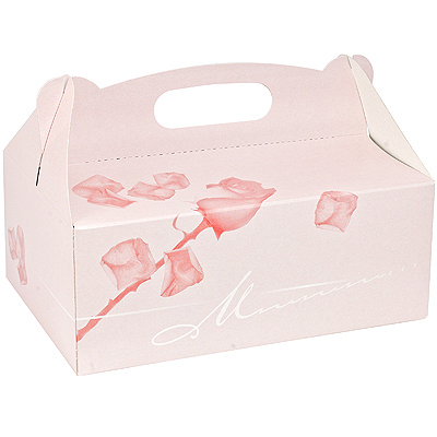 Купить коробка для пирожных дхшхв 230х160х90 мм картон розовая papstar 1/15/150, 15 шт./упак (артикул производителя 18852) в Москве