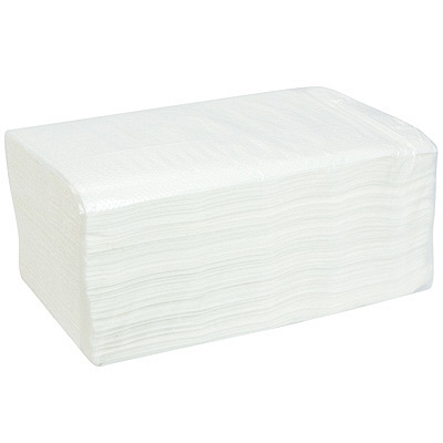 Купить полотенце бумажное листовое 2-сл 200 лист/уп 230х230 мм v-сложения белое "тс" 1/20, 1 шт. в Москве