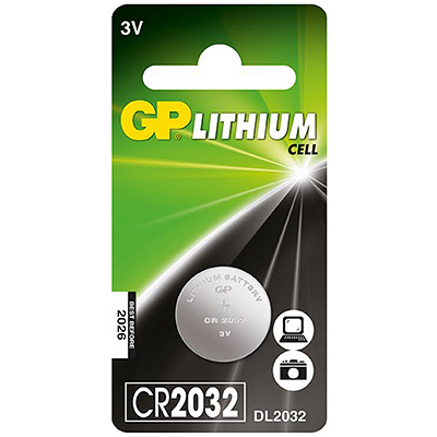 Купить батарейка cr2032 1 шт/уп gp lithium в блистере gp 1/10, 1 шт. в Москве