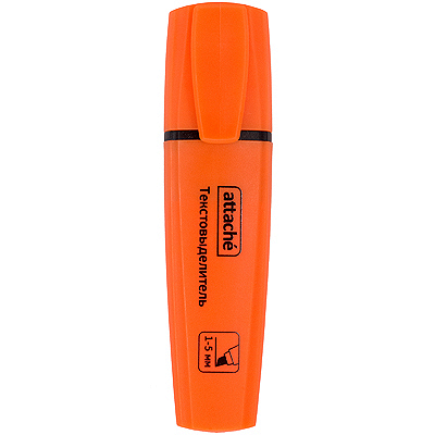 Маркер 1-5мм для выделения текста ОРАНЖЕВЫЙ Купить маркер 1-5мм для выделения текста оранжевый в Москве