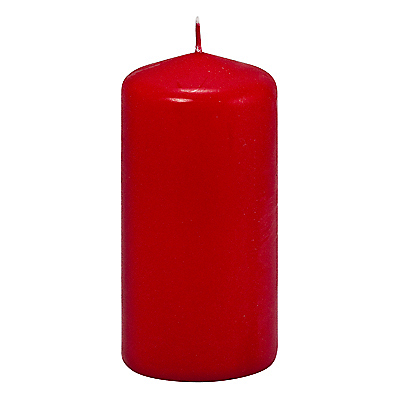 Купить свеча столбик н100хd50 мм красная papstar 1/10 (артикул производителя 13431) в Москве