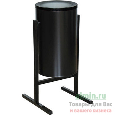 Купить урна уличная 25л н510хd250 мм металл черная tn 1/1 в Москве