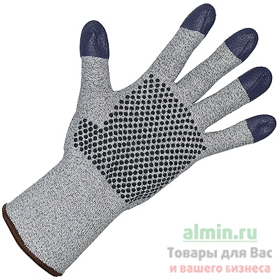 Купить перчатки рабочие 7 нитей с пвх (точка) размер 9 g60 хб+dyneema серые kimberly-clark 1/12 (артикул производителя 97432) в Москве