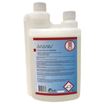Средство чистящее от накипи 1 л канистра "ALMIN" Купить средство чистящее от накипи 1 л канистра "almin" в Москве