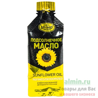 Купить масло подсолнечное порционное 10г саше 1/162, 162 шт./упак в Москве