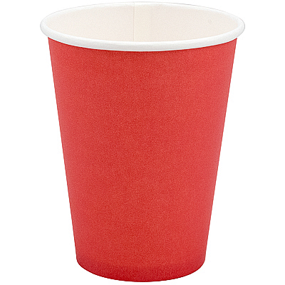 Стакан бумажный 300 мл d90 мм 1-сл для горячих напитков КРАСНЫЙ БУМАГА "PAPPERSKOPP", 50 шт./упак Купить стакан бумажный 300 мл d90 мм 1-сл для горячих напитков красный бумага "papperskopp", 50 шт./упак в Москве