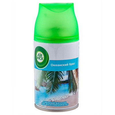 Освежитель автоматический 250 мл аэрозоль ОКЕАНСКИЙ БРИЗ сменный блок "AIR WICK" Купить освежитель автоматический 250 мл аэрозоль океанский бриз сменный блок "air wick" в Москве