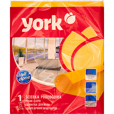 Тряпка для пола 600х500 мм 1 шт/уп ОРАНЖЕВАЯ ВИСКОЗА пакет ПЭ "YORK" Купить тряпка для пола 600х500 мм 1 шт/уп оранжевая вискоза пакет пэ "york" в Москве