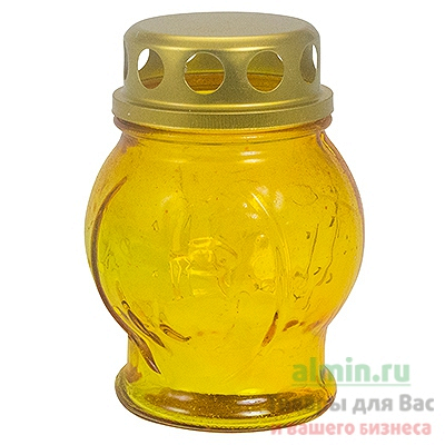 Купить свеча (лампада) н95 мм стекло цвет в ассортименте 1/24 в Москве