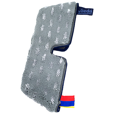 Купить насадка - моп (mop) для швабры ш 350 мм плоская с карманами свеп дуо микро плюс vileda 1/1, 1 шт. (артикул производителя 143849) в Москве