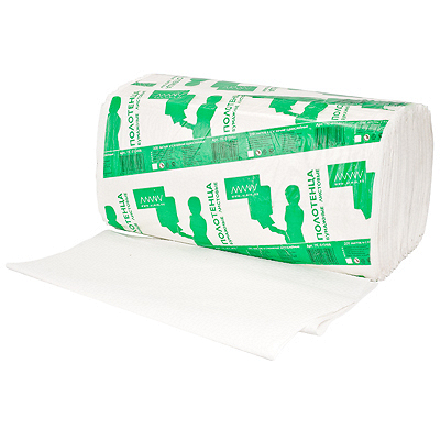 Купить полотенце бумажное листовое 1-сл 200 лист/уп 210х230 мм v-сложения белое "almin" 1/20 в Москве