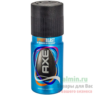 Купить дезодорант мужской axe 150мл sport blast спрей 1/6 в Москве