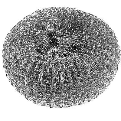 Купить губка мочалка универсальная d100 мм 40 г 1 шт mega металлическая круглая сталь "york" в Москве