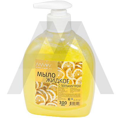 Купить мыло жидкое 300мл перламутровое с дозатором лимон /\/\/\/\|/\/ 1/1 в Москве