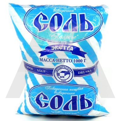 Купить соль пищевая 1кг экстра пакет 1/20 в Москве
