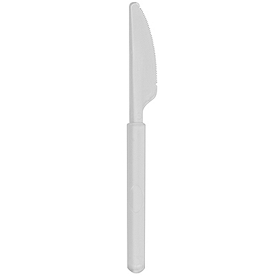 Купить нож столовый н190 мм в боксе ps прозрачный papstar (артикул производителя 10083), 50 шт./упак в Москве