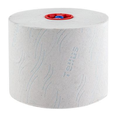 Купить бумага туалетная 2-сл h99 d132 мм 100 м/рул mid-size комфорт tр6 с серым тиснением белая "tellus" (артикул производителя 127531) в Москве