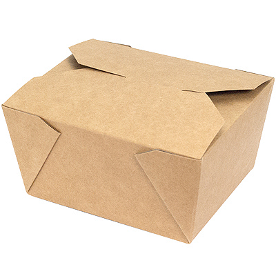 Купить коробка для лапши wok 113х90х63 мм 650 мл 50 шт с прямоугольным дном крафт картон "papstar" (артикул производителя 85687), 50 шт./упак в Москве