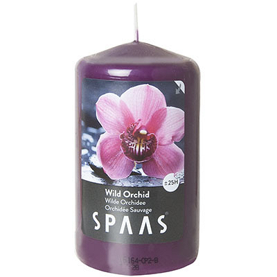 Купить свеча столбик н150хd80 мм арома дикая орхидея spaas 1/6 в Москве