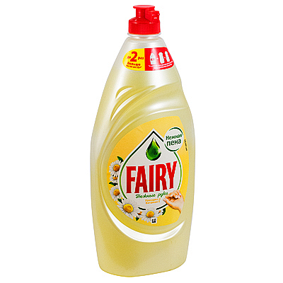 Купить средство для мытья посуды 900мл fairy ромашка и витамин е p&g 1/12, 1 шт. в Москве