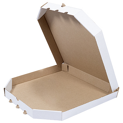 Купить коробка для пиццы дхшхв 255х255х30 мм квадратная картон белая 1/100, 100 шт./упак в Москве