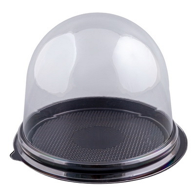 Контейнер для десерта h80 d93 мм 65 шт круглый ЧЕРНЫЙ с прозрачной купольной крышкой "ПРОТЭК" Купить контейнер для десерта h80 d93 мм 65 шт круглый черный с прозрачной купольной крышкой "протэк" в Москве