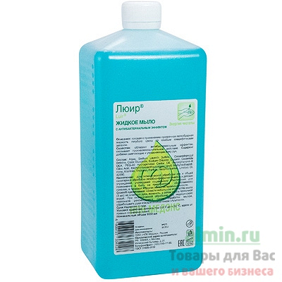 Купить мыло жидкое антибактериальное 1л прозрачное люир md 1/1 в Москве