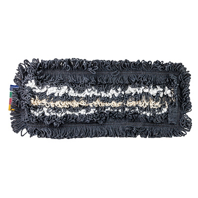 Купить насадка - моп (mop) для швабры 400х150 мм плоская с карманами и ушками хлопок вискоза микрофибра "a-vm" в Москве